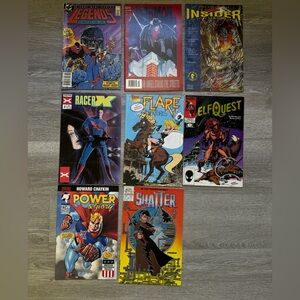 Comic Book Collection with Vibrant Covers